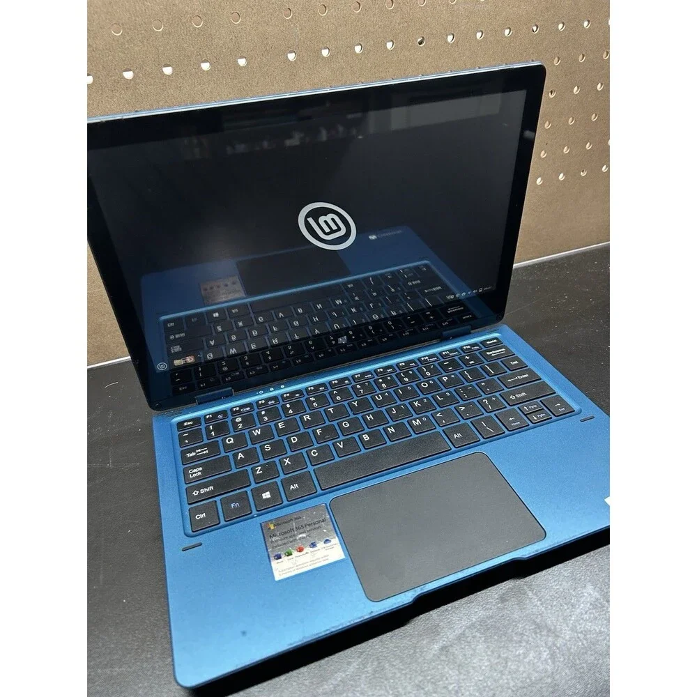 Gateway Touchscreen Laptop GWTC116-2BL Linux Mint Intel Celeron Tested No Chgr